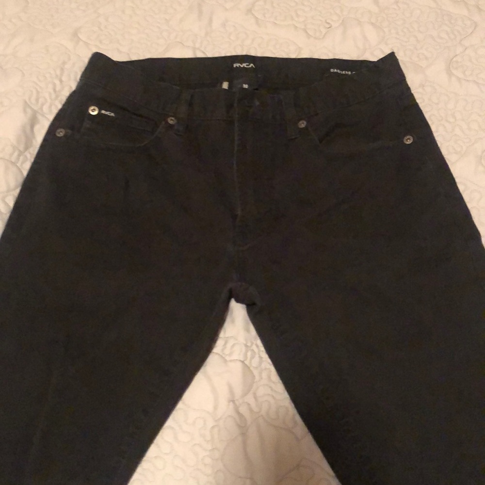 30x30 black RVCA daggers pant